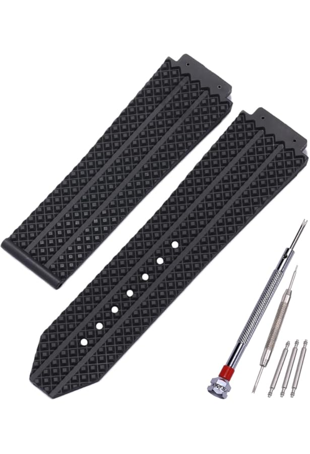 Amazon.com: MMBAY Big Bang Rubber 25mm Silicone Watch Bands
