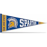 Rico Industries NCAA San Jose State Spartans 12" x 30" Felt Wall Décor Pennant - Great for Home/Bed Room/Man Cave Décor