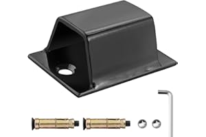 EYPINS Heavy-Duty Security Ground Anchor, Anti-Theft Hardened Steel Floor/Wall Mount Anchor for Motorcycle Bike Scooter – Permanent Locking Point for Chain Locks