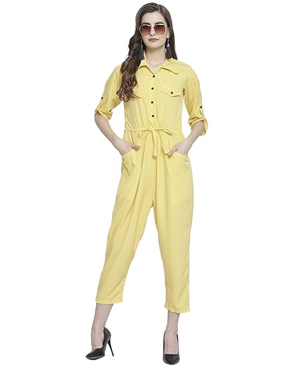 yellow jumpsuit amazon
