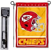 Kansas City Chiefs Football Garden Flag and Pole Stand Holder