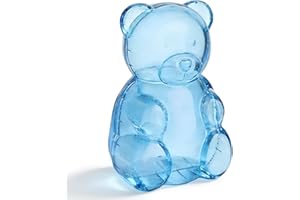 Gummy Bear Container, Plastic Gummy Bear Containers, Large & Clear & 16 inch, Valentine's Day By Way to Celebrate (Lage-White