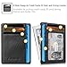 Famavala Minimalist Genuine Leather Front Pocket Wallet-Slim RFID Blocking Wallet Money Clip (Black)