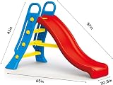 Dolu Big Garden Slide With Water Feature 2-6 Years Blue Ladder Red Slope view 3