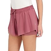 Harmony and Balance Workout Shorts, Gym Shorts Women, Lined 2-in-1 Womens Workout Shorts, Running Shorts for Women