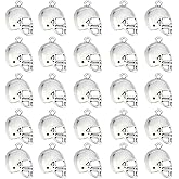 SUNNYCLUE 1 Box 70Pcs Helmet Charm Sports Charms Bulk Metal Alloy Ancient Silver Cute Rugby America USA Football Sports Hat Charm for Jewelry Making Charms DIY Keychain Necklace Earring Ankle Crafting