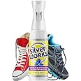 SilverWorks! Shoe Deodorizer Spray For Smelly Shoes - Shoe Odor Elimination Spray - Shoe Odor Spray - Boot, Sneaker, Shoe Smell Eliminator - Stinky Shoes Odor Eliminator, Shoe Freshener Spray -16.9oz
