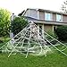 Unomor Halloween Decorations Outdoor 23×19 Feet Giant Spider Web Glow in The Dark for Halloween Garden, Yard - White