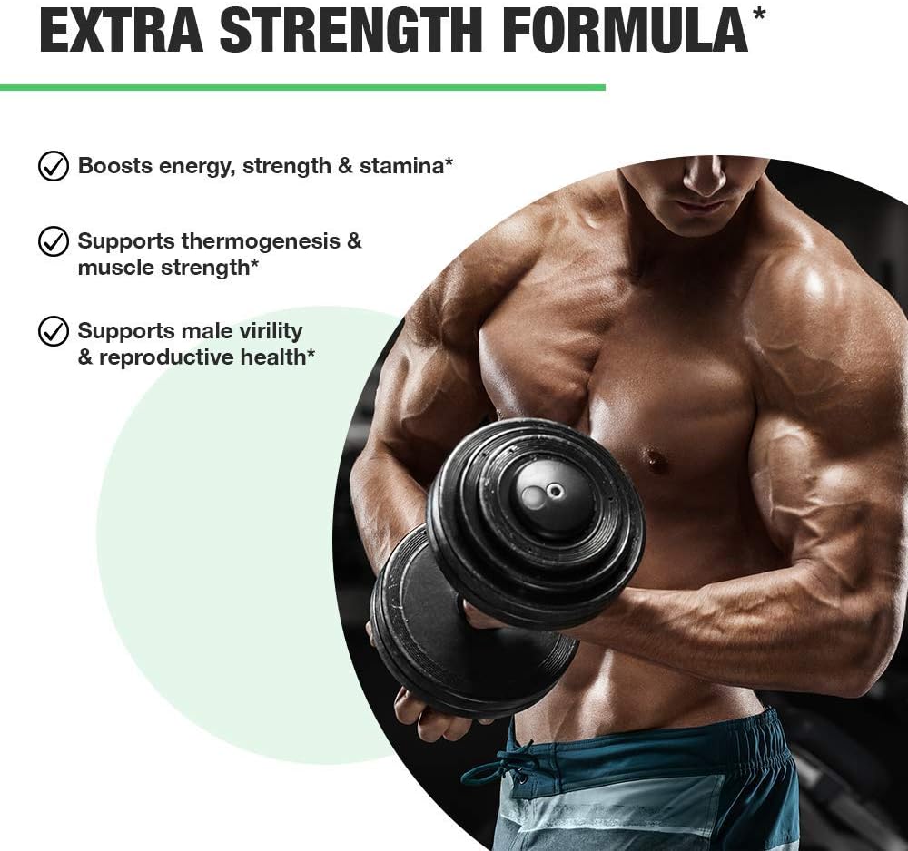 Nobi Nutrition Premium Testosterone Booster for Men - Male Enhancing Pills - Enlargement Supplement - Increase Size, Strength and Stamina - Energy, Fat Burner, Endurance Test Boost - 90 Capsules: Health & Personal Care