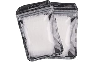 TYPOGROVE 20Pcs Nails Kit Nail Extensions Kit Fiberglass Nail Art Builder Wrap Sticker Tips with Shape Clip Repair Broken Nails Nail Art Accessories Nail Repair kit (White)