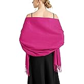 Ciormis Pashmina Scarf for Women, Soft Pashminas Shawls and Wraps for Evening Dresses, Wedding Bride Bridesmaid Shawls Scarf