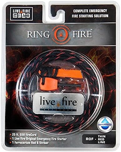 Live Fire Gear Ring O Fire - Thin Red Line