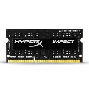 Kingston HyperX Impact Black 4GB 1600MHz DDR3L CL9 SODIMM 1.35V Laptop Memory (HX316LS9IB/4)