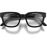 LONDON MOLE&reg; Tricky reading glasses | Bold soft edged square readers | Cool trapezoidal shaped frame | Men&rsquo;s Women&rsquo;s Unisex | Spring hinges
