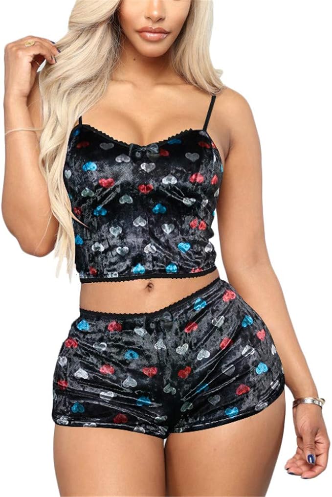 Sexy Pajamas for Women - Two Piece 