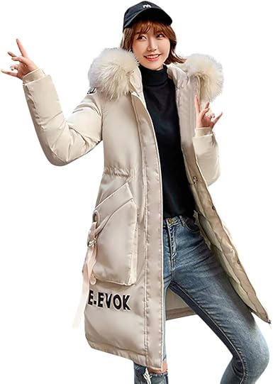 parka longue a capuche femme