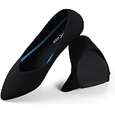AprCoco Womens Pointed Toe Flats Knit Dress Washable Flats Slip On Ballet Shoes Women Comfort Office Low Wedge