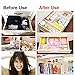 usmile Drawer Dividers Organizers Deep Adjustable Drawer Dividers Expandable Dresser Drawer Dividers Best for Kitchen Clothes Dresser Bathroom Bedroom Desk Baby Drawer