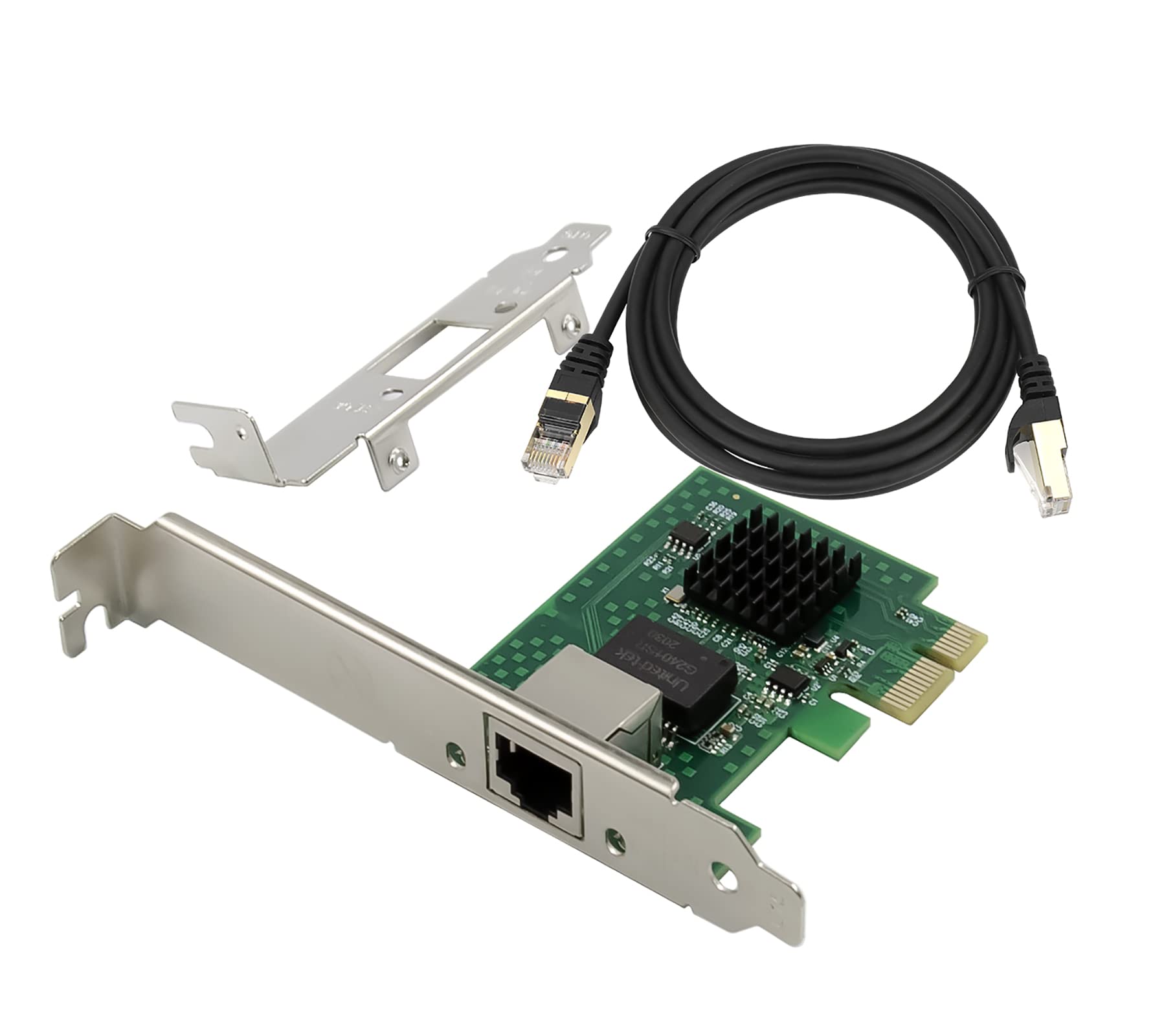 PCIe 3.1 2.5GBase-T Network Adapter with Intel I225-V / I226-V 2500/1000/100Mbps PCI Express Gigabit Ethernet NIC Card RJ45 LAN Controller for Windows 10/11 with Low Profile Bracket