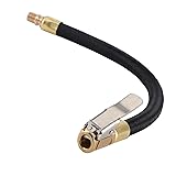 Tire Inflator Extension Tube Tyre Pump Quick