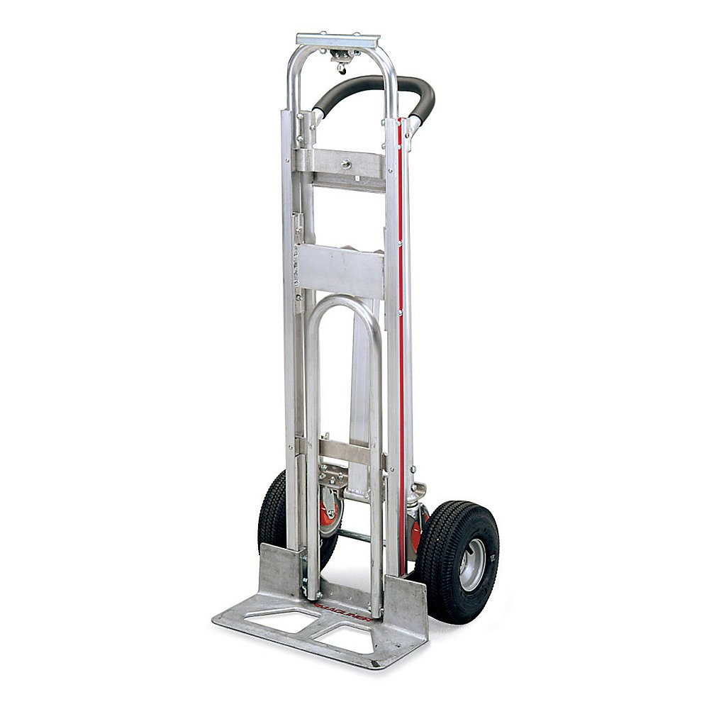 Magliner Aluminum 3Position Hand Truck 10" FullPneumatic Tires