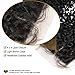 Youth Beauty 4x4inch Bleached Knots Closure, Kinky Curly 12inch Human Hair Lace Closure