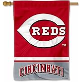 Cincinnati Reds Double Sided House Flag