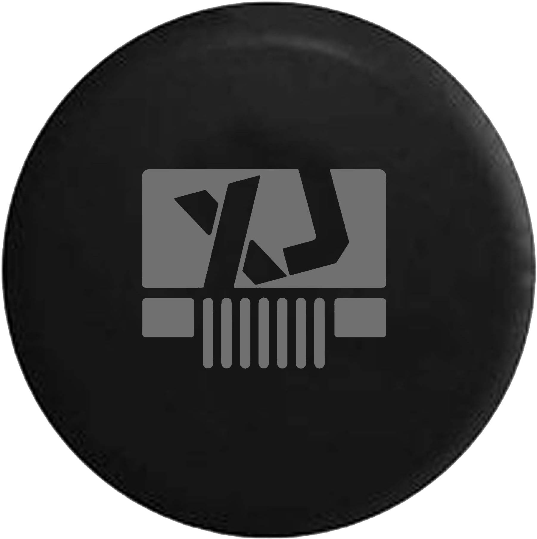 Stealth - Jeep Cherokee XJ Grill Lifted Offroad Spare Tire Cover OEM Vinyl Black 30-31 in