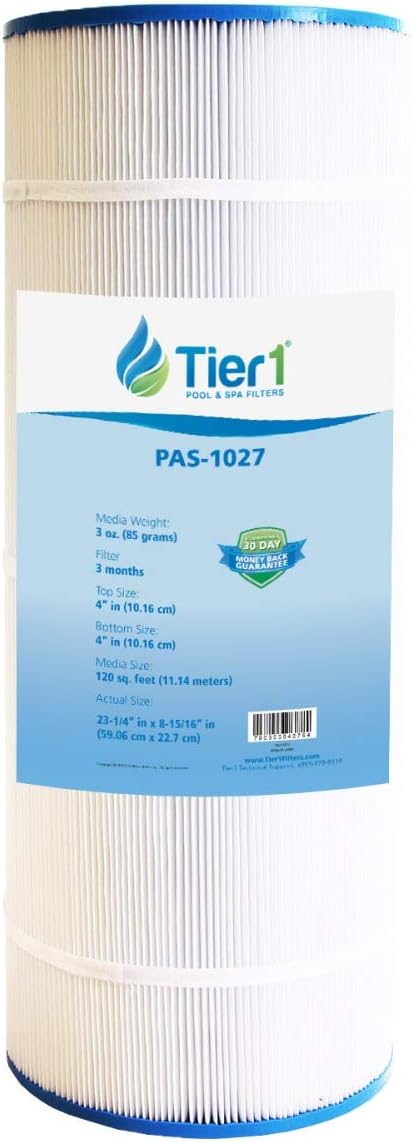 Amazon Com Tier1 Pool Spa Filter Replacement For Pa120 Filbur Fc 1293 Unicel 8412 Hayward C1200 Star Clear Plus Pleated Water Filter To Reduce Water Contaminants Lawn Mower Parts Garden Outdoor