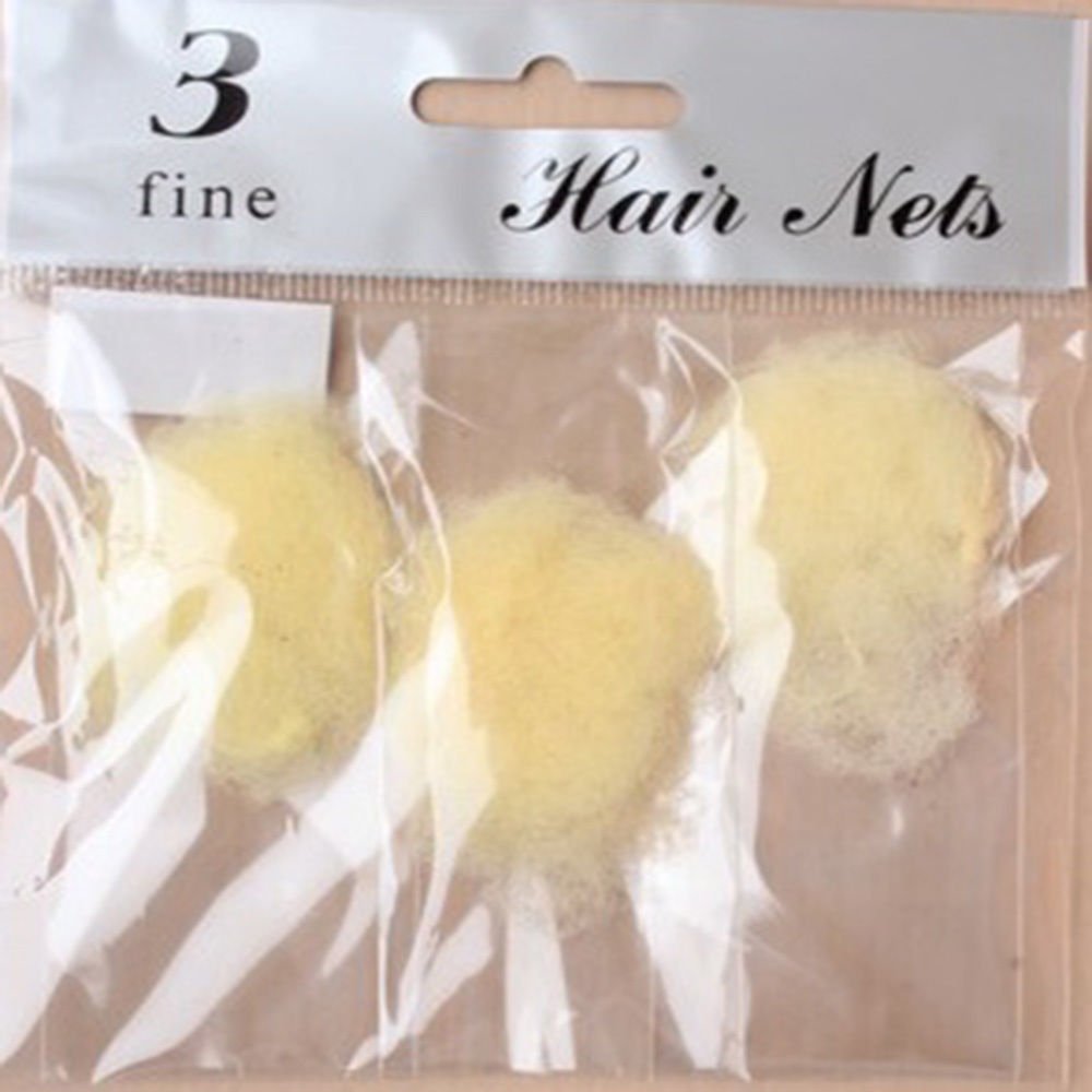 Pack of 3 Fine Hair Nets, Blonde Amazon.co.uk Beauty