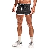 AIMPACT Mens Running Shorts Breathing Workout Gym Booty Short Shorts