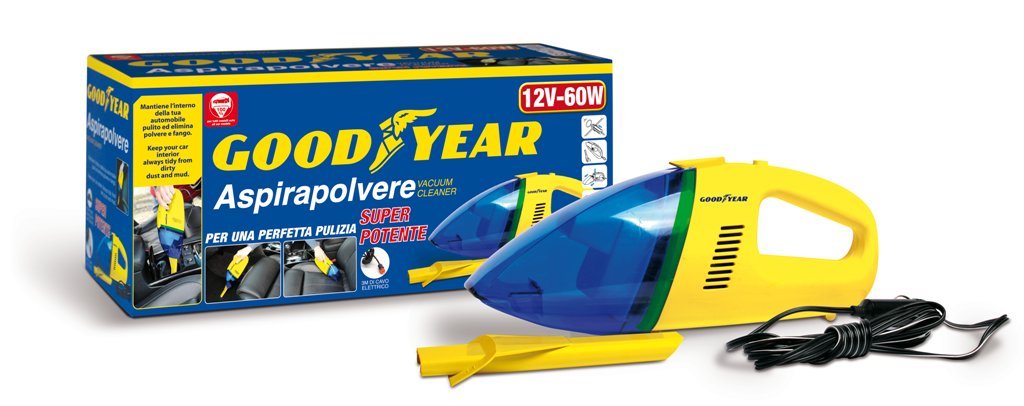 GoodYear 77356 Vacuum Cleaner, 12 V, 60 W