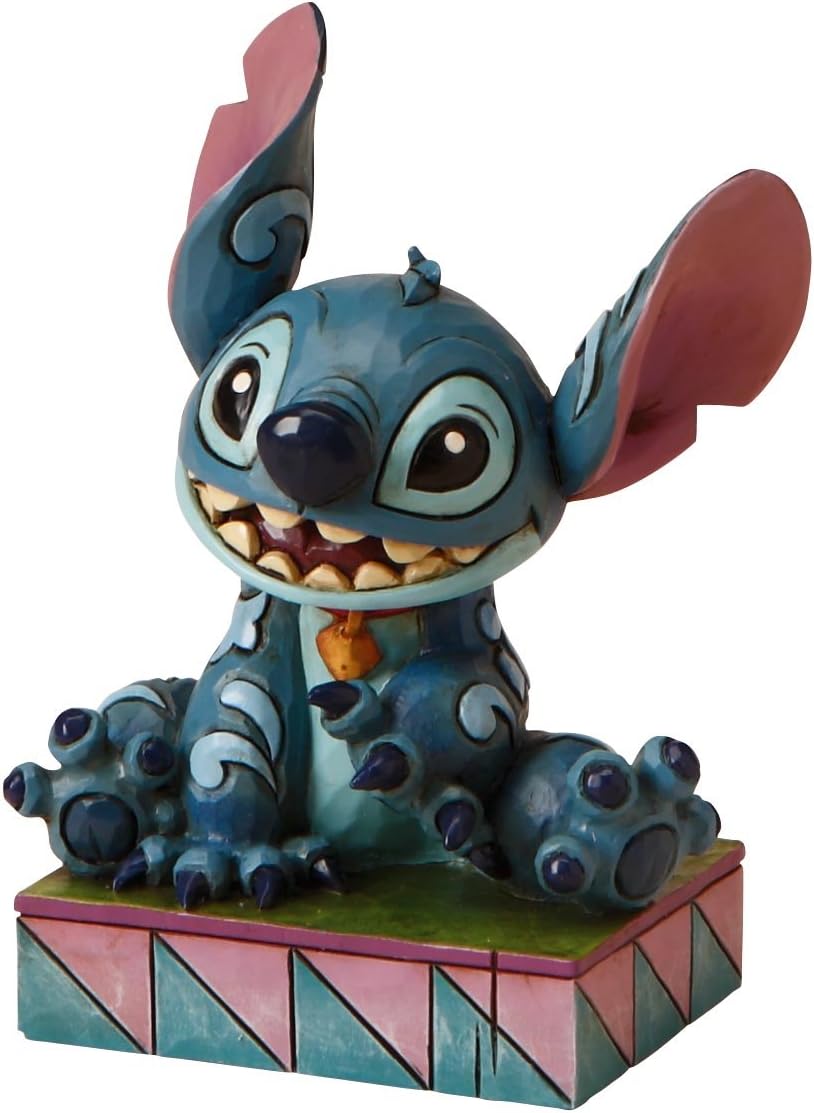 Disney Traditions by Jim Shore &ldquo;Lilo and Stitch&rdquo; Stitch Personality Pose Stone Resin Figurine, 3.75&rdquo;