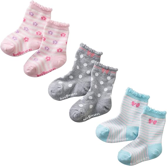 Amazon Co Jp ミキハウス ホットビスケッツ ソックスパック 3足セット 74 9622 262 服 ファッション小物