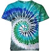 Tie Dye Shirts for Men and Women, Novelty Short Sleeve T-Shirts Colorful Tees Size S-3XL