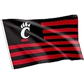Desert Cactus University of Cincinnati Indoor and Outdoor 100% Polyester University Flag Banner, 3x5 Feet Bearcats (Nation)