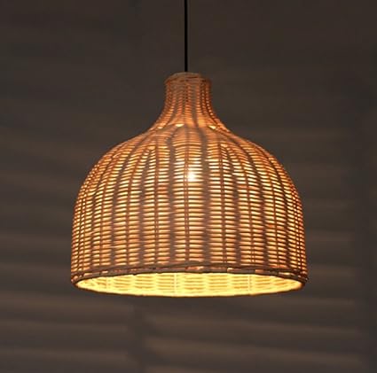 Lgoodl Southeast Asia Tropical Bamboo Chandelier Diy Wicker Rattan