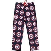 Marvel Captain America Shield Men's Sleep Pants With Tapered Legs And Pockets