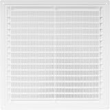Repa Market 2-Pack 10x10 Inch Plastic White Vent Cover Square Duct Grille view 7