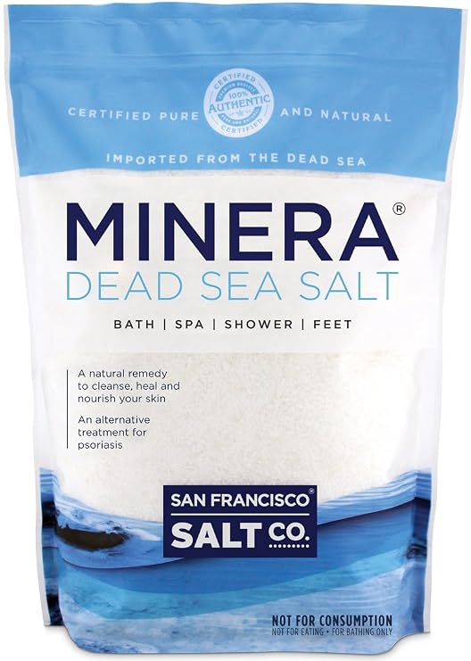 Amazon Com Minera Natural Dead Sea Salt 5 Lbs Bulk Fine Grain Bath Minerals And Salts Beauty minera natural dead sea salt 5 lbs bulk fine grain