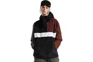 BSASB Womens Mens Ski Jackets Snowboard Coats Waterproof Windproof Pullover Jacket for Women Skiing Snowboarding Sports