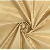 Gold Taffeta Fabric 60" Width Sold by The Yard