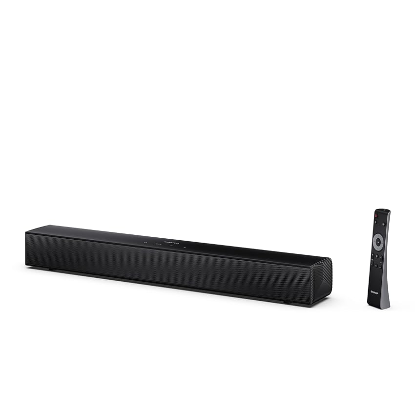 Sharp HT-SB121 Soundbar 2.0 Bluetooth con HDMI ARC/CEC, riproduzione USB e potenza totale 120 W