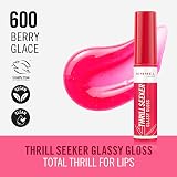 Rimmel Thrillseeker Glassy Gloss Berry Glace Hydrating Hyaluronic Acid Vegan view 2