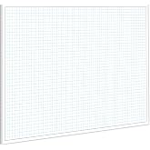 Engineering Graph Paper Pads, 11x17 Quadrille 25 Sheets/50 Pages Grid Paper for Drafting, Engineering, Blueprint Drawing, 4x4 Blue Quad Rule, 100gsm White Paper