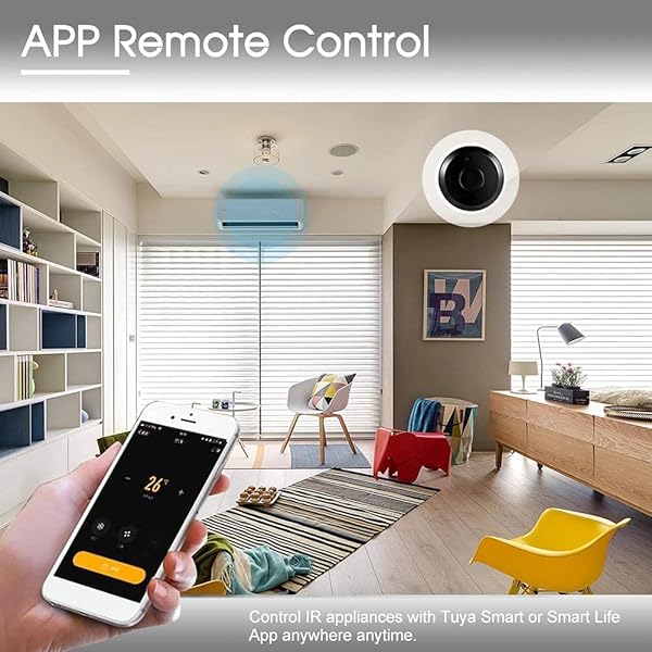 Skecten Control Remoto IR WiFi Control Remoto Inteligente Wi Fi 2 4Ghz Control de la aplicacin Tuya Smart Life Compatible con Alexa Google Home para Aire AcondicionadoTVVentilador