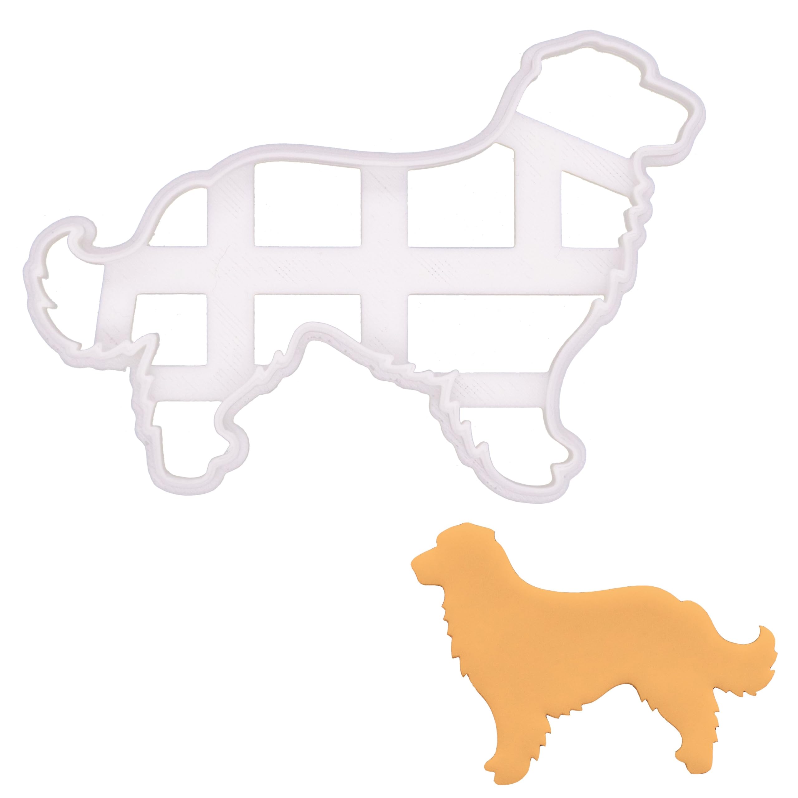 BAKERLOGY Australian Shepherd Body Cookie Cutter - Detailed Biscuit Cutter Design for Baking and Crafts, Ideal on Fondant, Dough, Clay