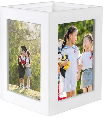 Amazon.com - Suanti Photo Cube,Picture Frame Box with 4-Sided for