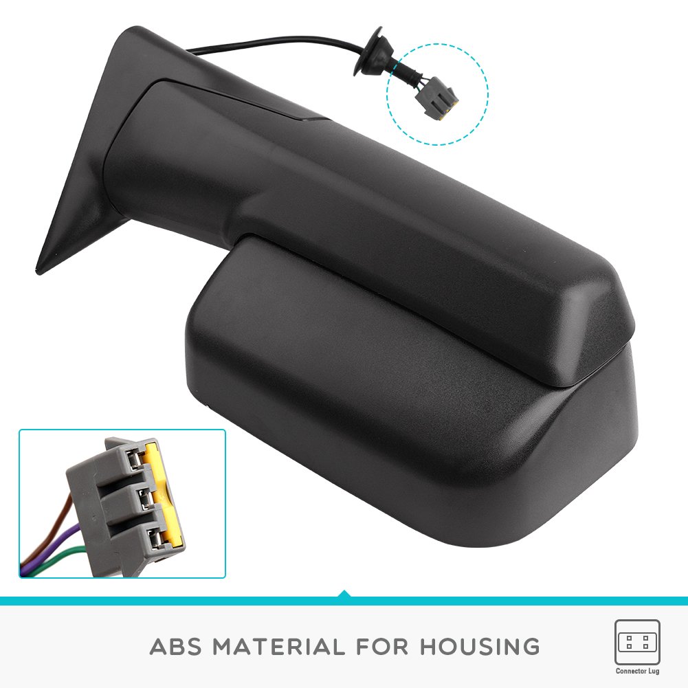 Towing Mirrors Compatible For Dodge Ram, YITAMOTOR Power Manual Flipup