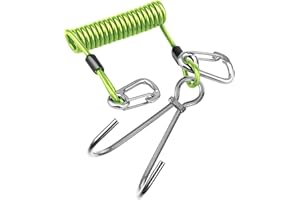 EEBBL Scuba Diving Reef, Scuba Diving Reef Stick, Anti-seawater Corrosion Double Scuba Diving Reef Hooks Scuba Diving, 316 Stainless Steel Reef Cord Hook